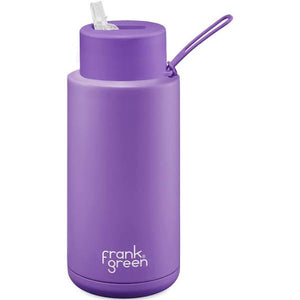 Frank Green Ceramic Reusable Bottle - Cosmic Purple 34oz/1000ml