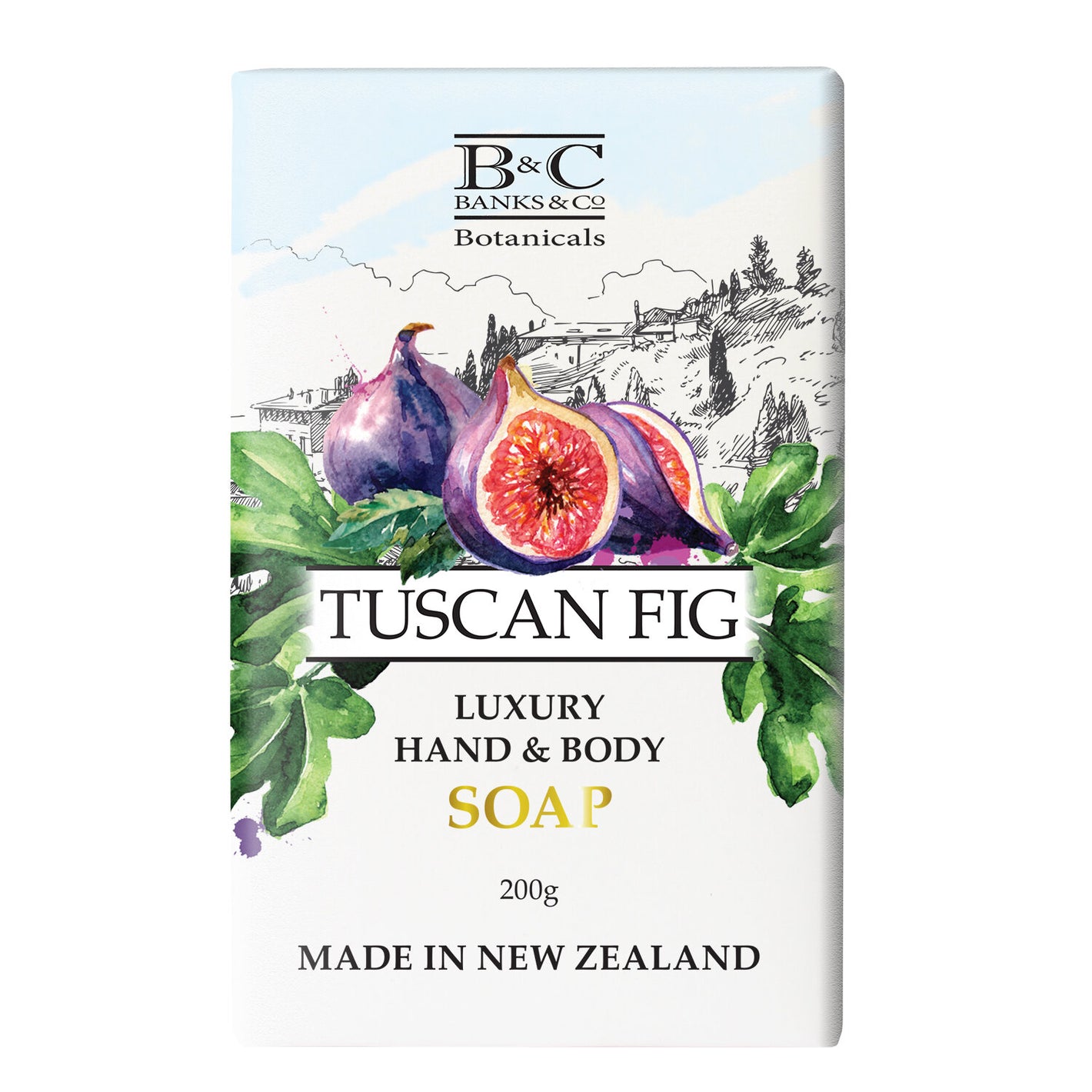 Tuscan Fig Luxury Hand & Body Soap 200gm