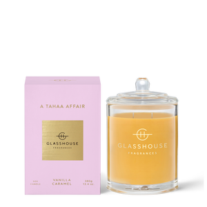 Glasshouse Fragrances A TAHAA AFFAIR 380g Triple Scented Soy Candle