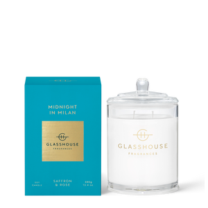 Glasshouse Fragrances MIDNIGHT IN MILAN 380g Triple Scented Soy Candle