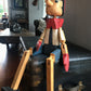Pinocchio Sitting Large Wooden 80CM